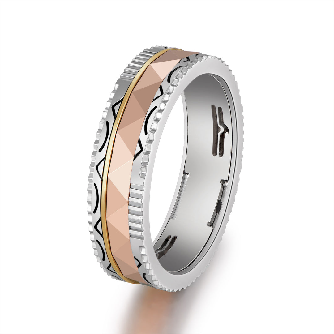 GemKing Rotatable Ring GKI006 (*Materials - Grade 5 Titanium & S925*)