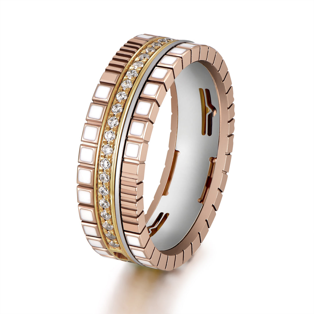 GemKing Rotatable Ring GKI008 (*Material - Solid 14K Gold excluding the G5TIC*)