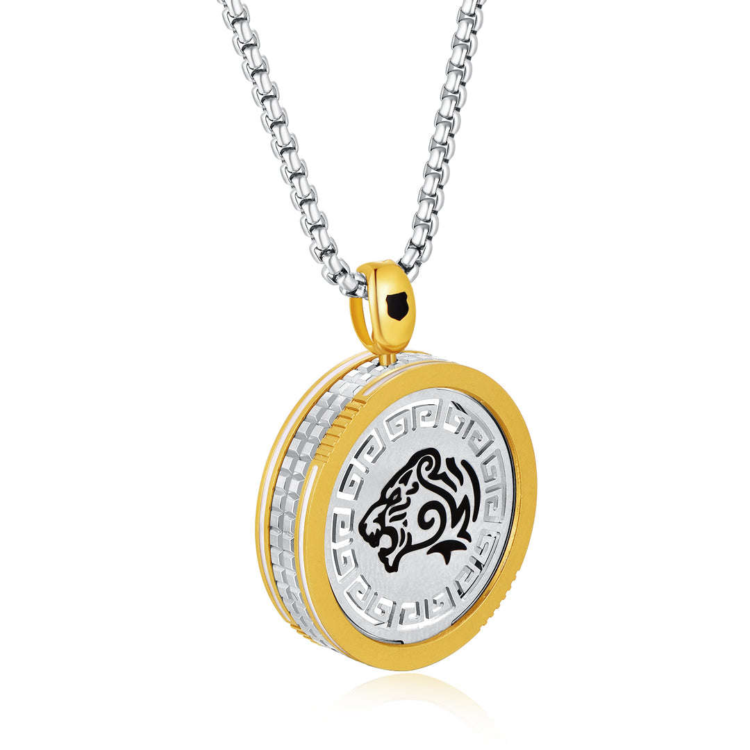 GemKing Necklace GKI007N (*Materials - Grade 5 Titanium, S925 & Solid 18K Gold*)