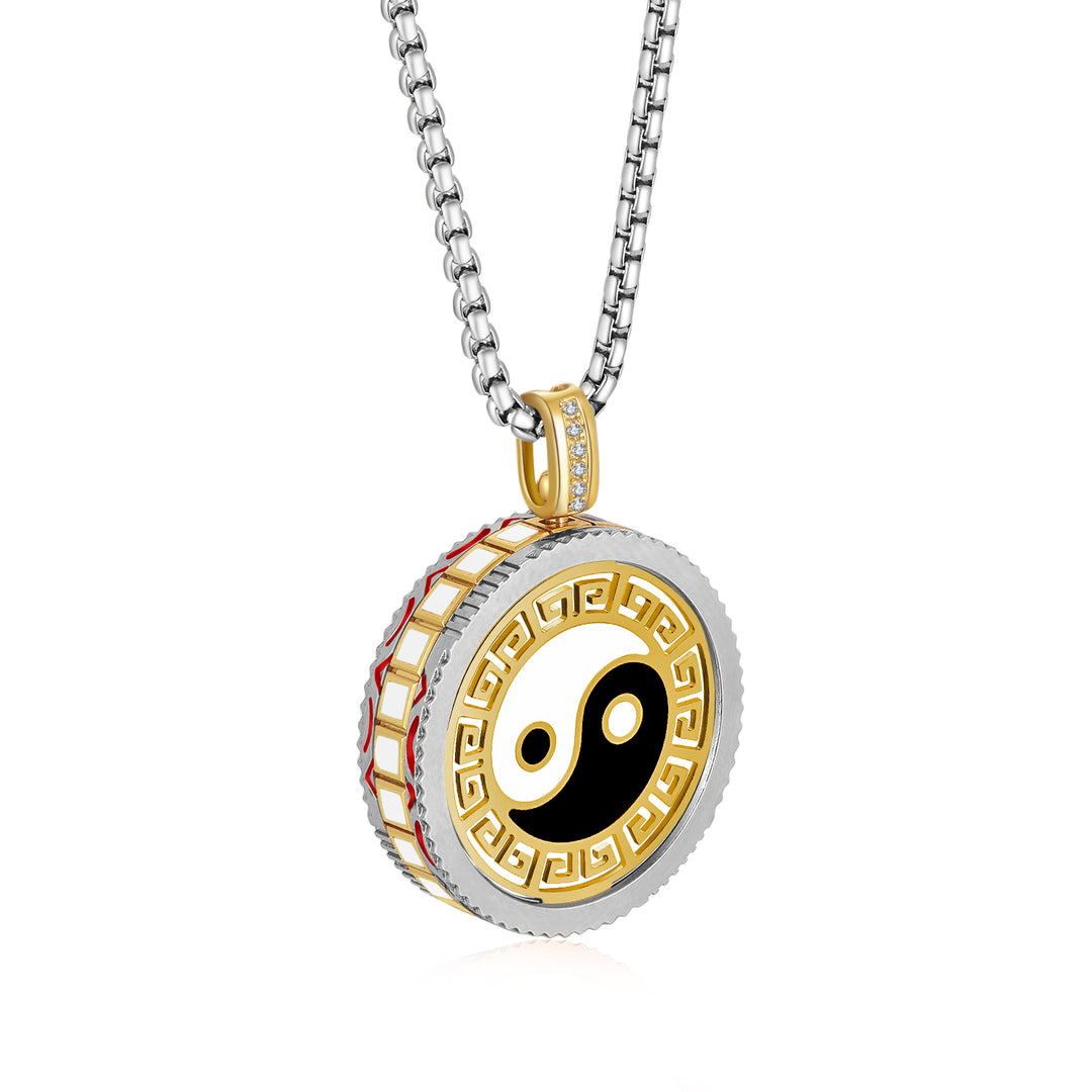 GemKing Necklace GKI002N (*Materials - Grade 5 Titanium, Solid 14K Gold & Solid 18K Gold*)