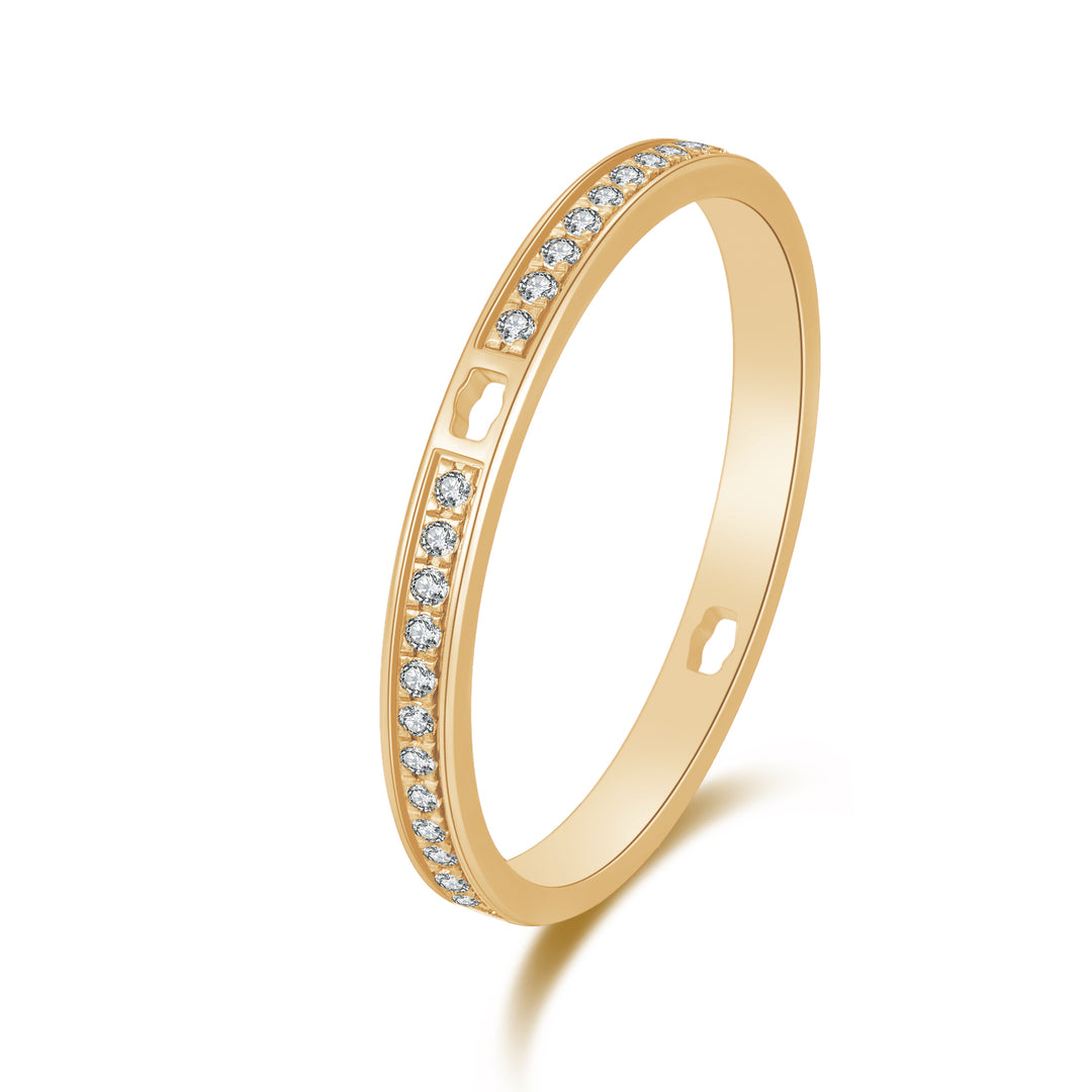 GemKing Rotatable Ring GKI008 (*Material - Solid 14K Gold excluding the G5TIC*)