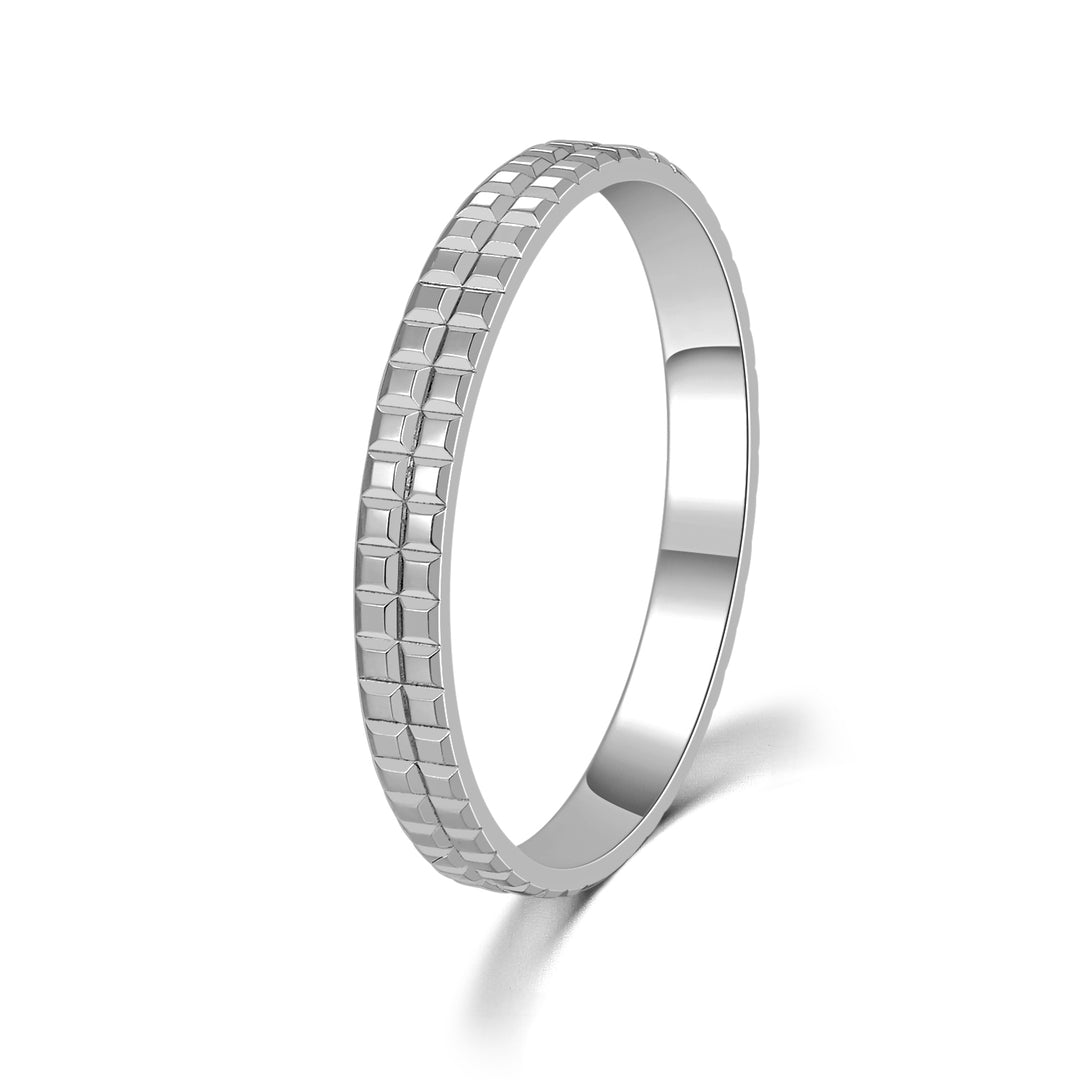 GemKing Rotatable Ring GKI015 (*Materials - Grade 5 Titanium & Solid 14K Gold*)