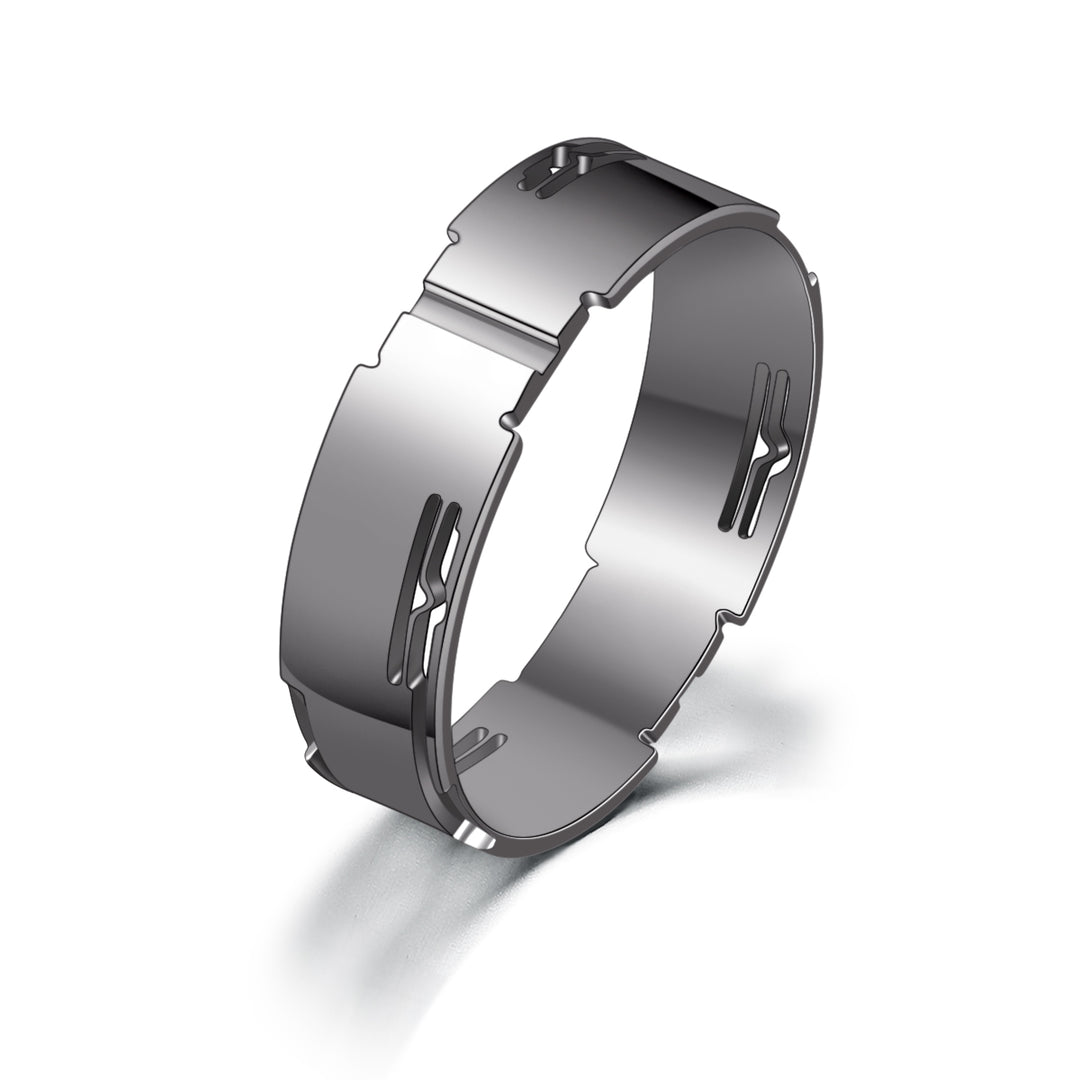 GemKing Rotatable Ring GKI017 (*Materials - Grade 5 Titanium & S925*)